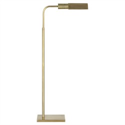 Visual Comfort Studio Modern Classic Antique Brass Cordless Pharmacy Floor Lamp