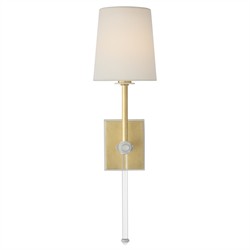 Visual Comfort Lucia Updated Traditional Gild Steel Cordless Wallchiere Sconce