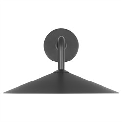 Visual Comfort Ponce Updated Traditional Black Iron Steel Armed Sconce