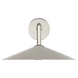 Visual Comfort Ponce Updated Traditional Polished Nickel Armed Sconce