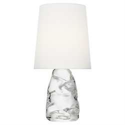 Visual Comfort Lupin Updated Traditional Glass Cordless Table Lamp