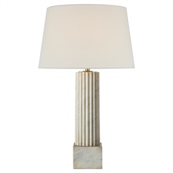 Visual Comfort Reeve Traditional Vintage Carrara Table Lamp