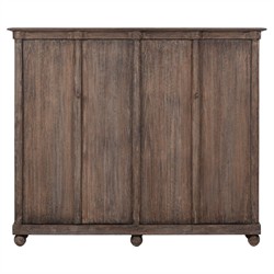 Sonya Rustic Lodge Brown Distressed Pine Media Cabinet - 65&quot;