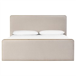 Melanie Modern Classic Beige Bed - Queen