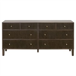 Mira Coastal Beach Dutch Brown Oak Double Dresser