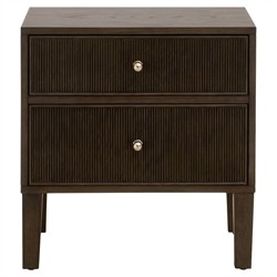 Mira Coastal Beach Dutch Brown Oak Nightstand