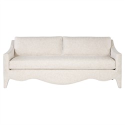Floriana Updated Traditional Tivoli Sand Performance Sofa - 85"