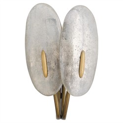 Izara Updated Traditional Mercury Glass Oval Sconce