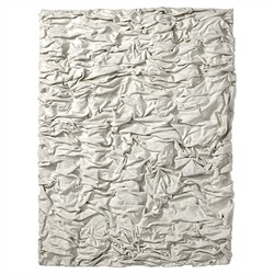 Palecek Chantelle Coastal Beach White Scrunched Velvet Mixed Media - 60x45