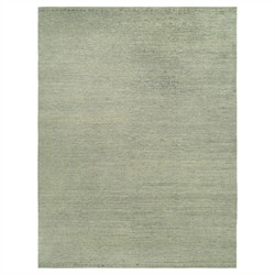 Hera Modern Classic Green Wool Solid Rug - 6&#39;x9&#39;