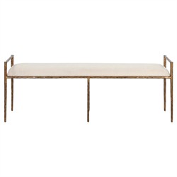 Jonty Modern Classic Cream Performance Bedroom Bench
