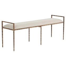 Jonty Modern Classic Grey Performance Bedroom Bench