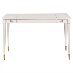 Elsa French Country White Wood Vanity Desk