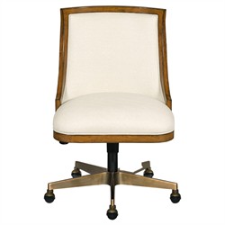 Redding Modern Classic Cream Office Desk Chair