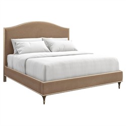 Frank Updated Traditional Brown Performance Wood Bed - Queen