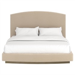 Arya Modern Classic Beige Performance Wood Bed - King