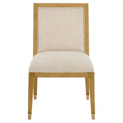 Bella Coastal Beach Beige Performance Natural Rattan Dining Chair