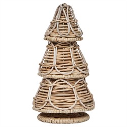 Juliska Provence French Country Whitewash Rattan Tree - 10"