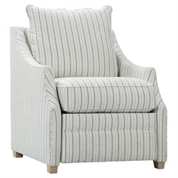Serelis Coastal Beach Striped Recliner Arm Chair