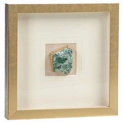 Tristan Modern Classic Emerald Crystal Wall Art