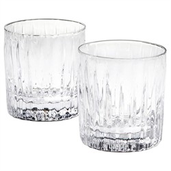 Simon Pearce Montpelier Modern Classic Double Old Fashioned Glass - Set of 2