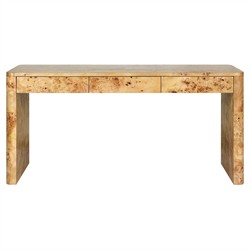 Mullins Modern Classic Natural Burl Desk