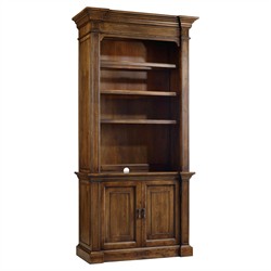 Alban Rustic Lodge Brown Wood Bookcase