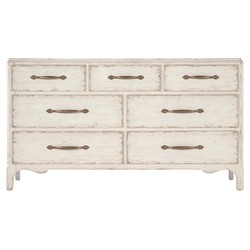 Asher French Country Cream Oak Double Dresser
