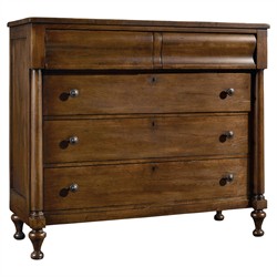 Alban Updated Traditional Brown Wood Dresser