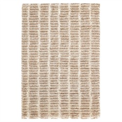 Ayla Modern Classic Brown Wool Textured Solid Rug - 5'x8'
