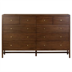 Timmy Rustic Lodge Brown Acacia Double Dresser