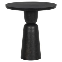 Brixton Modern Classic Distressed Bronze Aluminum Outdoor Counter Table - 34"