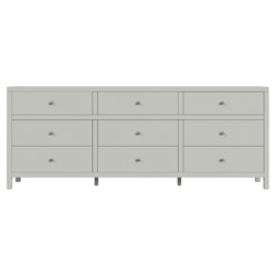 Shay Modern Classic Sage Green Acacia Wood Dresser