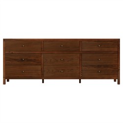 Shay Modern Classic Dark Brown Acacia Wood Dresser