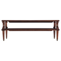 Harry Updated Traditional Cherry Wood Rectangular Coffee Table