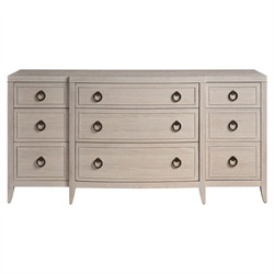 Adelina Modern Classic White Oak Triple Dresser
