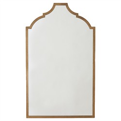 Lynise French Country Antique Gold Iron Wall Mirror