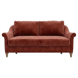 Amelie Smoked Paprika Velvet Loveseat - 72"