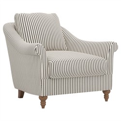 Amelie Peppercorn Stripe Chair