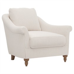 Amelie Seashell Cotton Stripe Chair