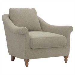 Amelie Flagstone Velvet Chair