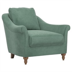 Amelie Stone Pine Performance Velvet Chair