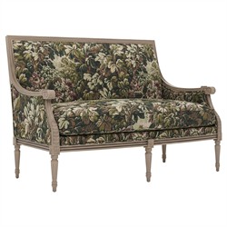 Juliette Laurel Grove Botanical Weave Driftwood Settee