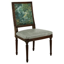 Marielle Secret Garden Botanical Weave Saxony Side Chair