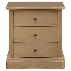 Claro Updated Traditional Natural Oak Nightstand Standard (21 - 29