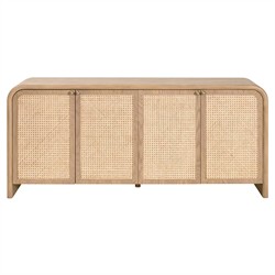 Jameel Coastal Beach Natural Oak Sideboard