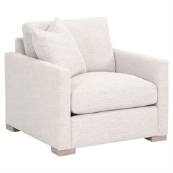 Davis Modern Classic Cream Performance Grey Oak Arm Chair