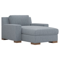 Henri Denim Blue Performance Chaise