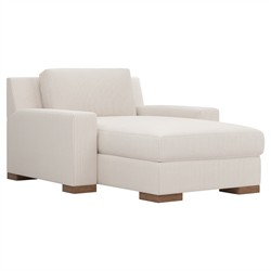 Henri Seashell Cotton Stripe Chaise