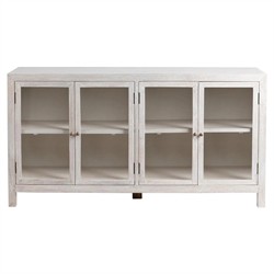 Beatrix Coastal Beach Cream Mango Wood Buffet
